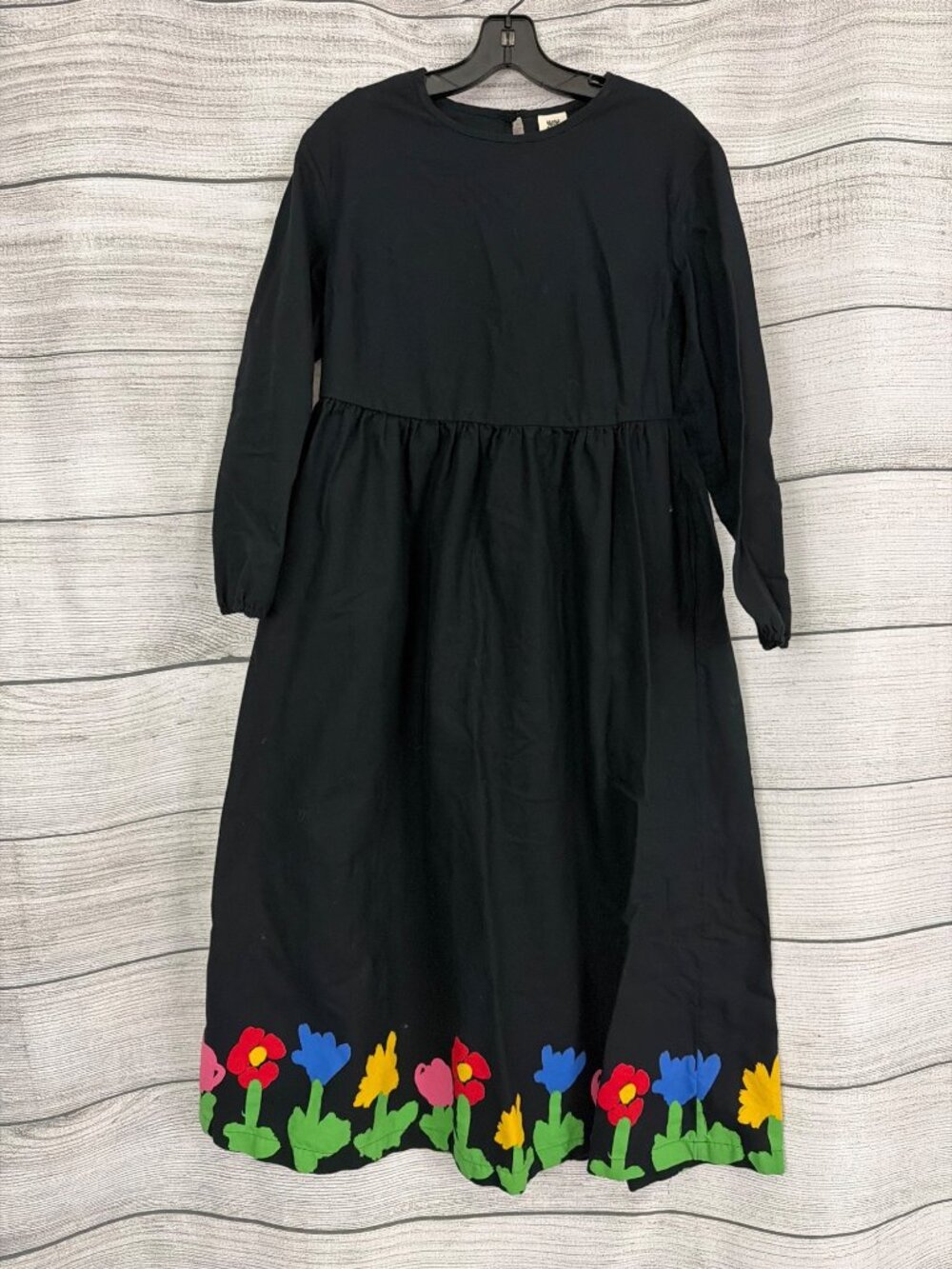 Lucy & Yak Organic Cotton "Maeve" Long Sleeve Midi/Maxi Dress Size 4